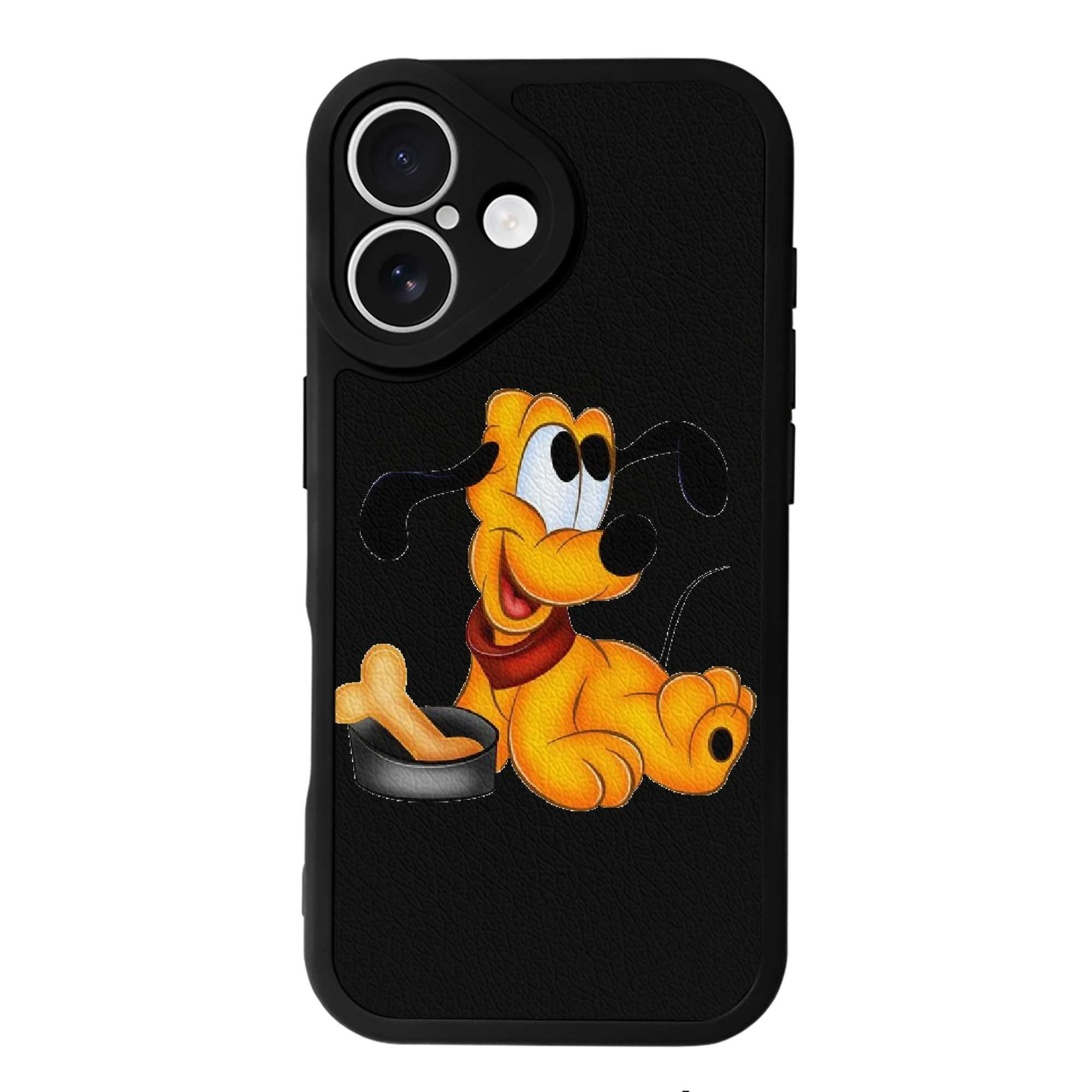 （画像用） ミッキーマウス Mickey Mouse 【iPhone 16シリーズ対応】シリコンスマホケース（レザー調） 材質：シリコン